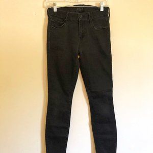 Skinny black mother jeans size 26